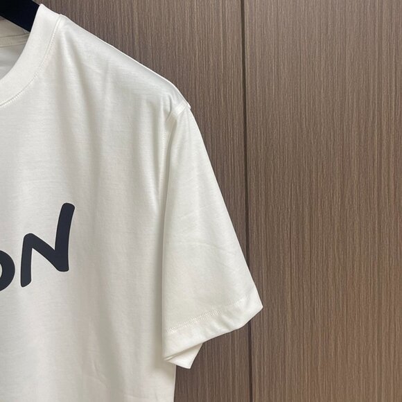 White Crew Neck T-Shirt With Kiton Logo - Picture 3 of 7